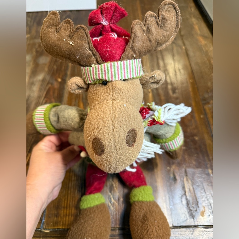 Dan Dee Moose? Reindeer? Plush ornaments 3
